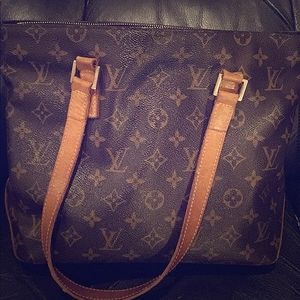 Authentic LOUIS VUITTON Brown Purse 👜